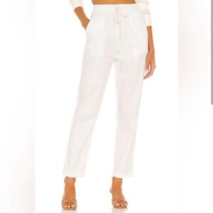 SNDYS x Revolve Lori Pants in White (Size 2)
